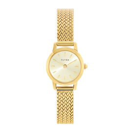 Montre Femme Clyda Acier Doré Emma