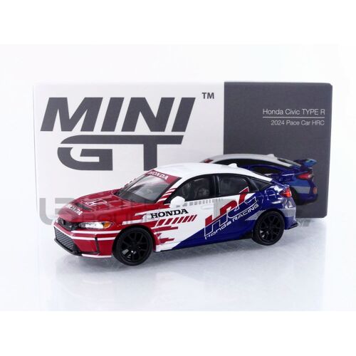 Mini Gt 1/64 - Honda Civic Type R Pace Car Hrc - 2024 Mgt01079-L-Mini Gt