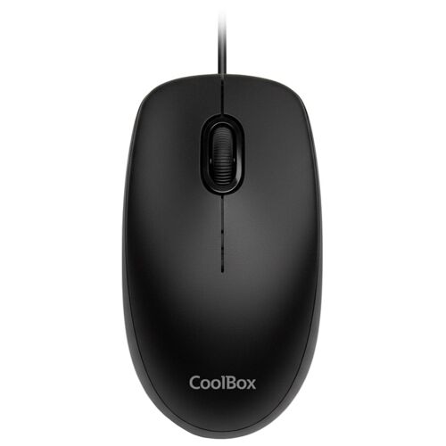 CoolBox COO-RAT01B-U souris Bureau Ambidextre USB Type-A Optique 1600 DPI