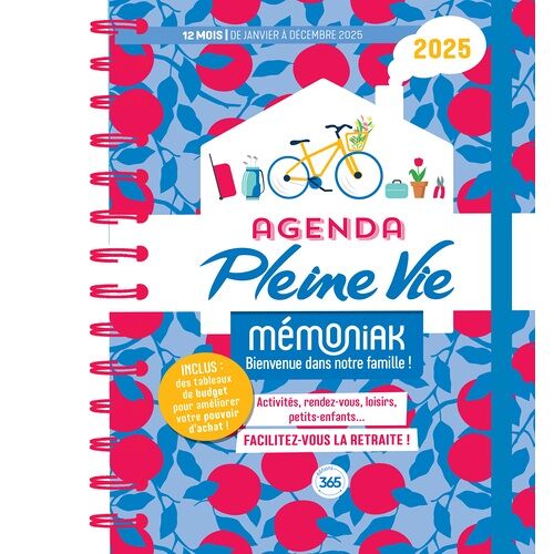 Agenda Pleine Vie - 12 Mois - De Janvier À Décembre