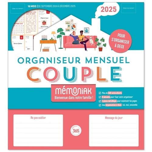 Organiseur Mensuel Couple