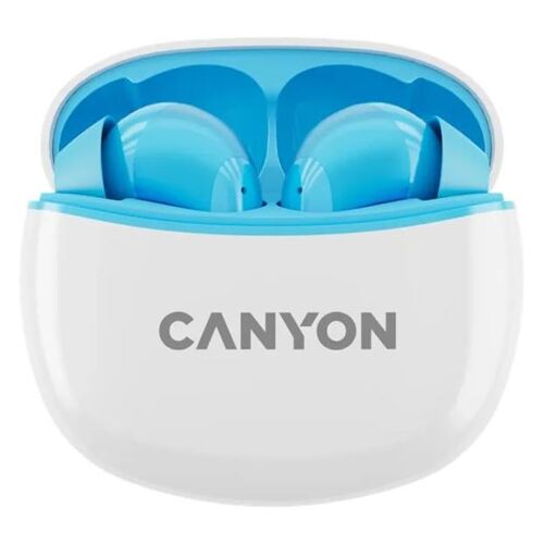 Canyon CNS-TWS5BL - Écouteurs sans fil avec micro - intra-auriculaire - Bluetooth - bleu