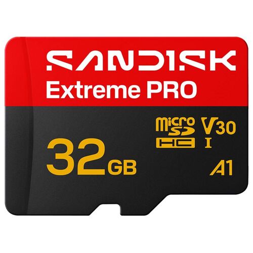 SanDisk Extreme PRO - Carte mémoire flash - 32 Go - A1 / Video Class V30 / UHS-I U1 - microSDHC UHS-I