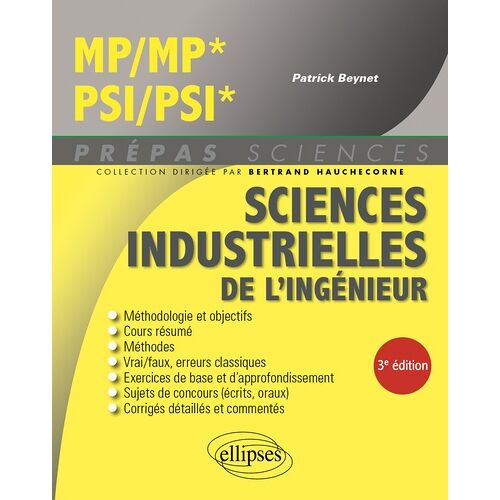 Sciences Industrielles De L'ingénieur Mp/Mp* - Psi/Psi*