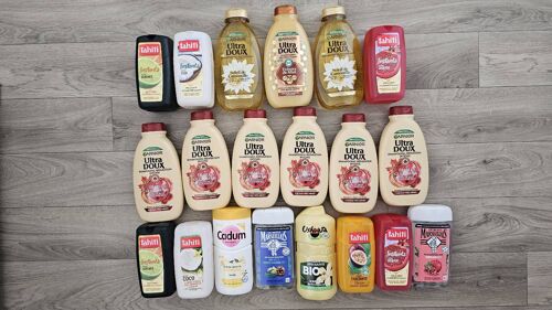Lot De Gels Douche Et Shampoings 