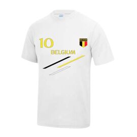 T-Shirt Foot Adulte Inspiré Belgique – Collection "Belgium 10"