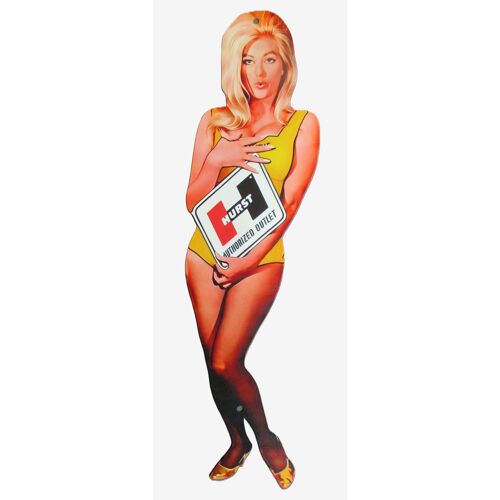 Silhouette Découpée Vintage – Pin-Up Hurst Authorized Outlet (40x11 Cm)