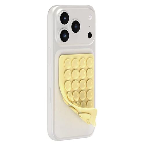 Bigben - Fixation à ventouse pour téléphone portable - double face, vidéos selfies mains libres - beurre frais