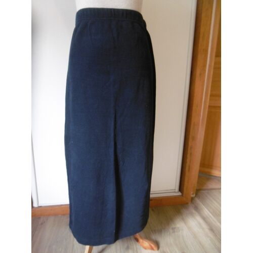 Camaieu Jupe Longue Marine En Maille T38 Ok 40