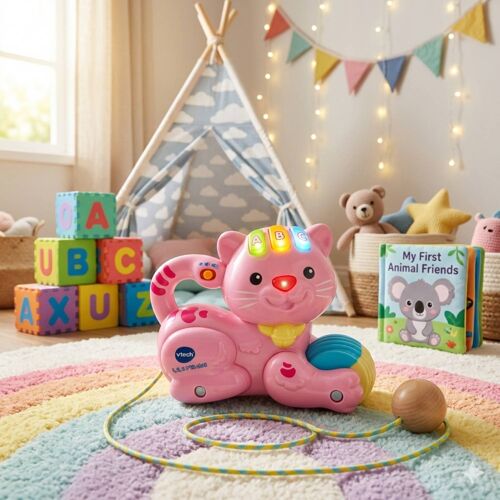VTech Baby - 1, 2, 3 P'tit chat (Rose) 🎀