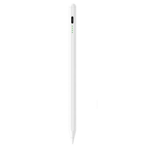 Stylet actif blanc pour iPad - Pencil USB-C + pochette adhésive bleue 3M