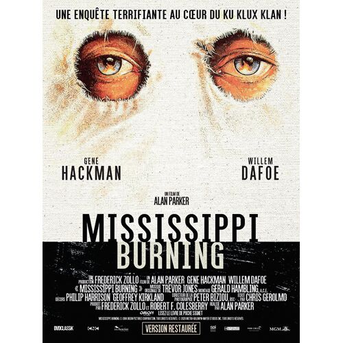 Mississippi Burning - Affiche De Cinéma Pliée - Format 40x54 Cm - De Alan Parker Avec Gene Hackman, Willem Dafoe, Frances Mcdormand, Brad Dourif, Pruitt Taylor Vince - 1988 Ressortie