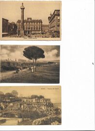 5 Cartes Postales Semi Modernes Non Circulées Italie Rome