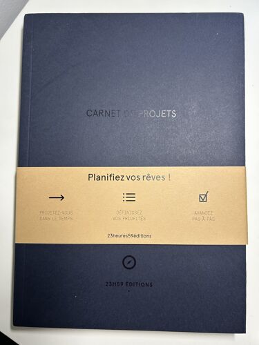 Carnet De Projets 23h59 Éditions – Planification Objectifs