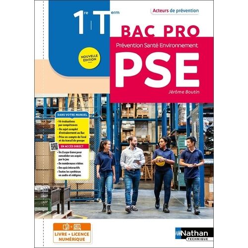 Prévention Santé Environnement 1re/Tle Bac Pro - Livre + Licence
