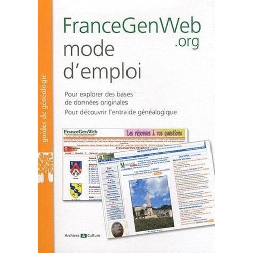 Francegenweb Mode D'emploi