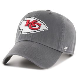 47 Brand Relaxed Cap Clean Up Kansas City Chiefs Charcoal
