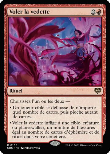 Voler La Vedette - Magic - Les Secrets De Strixhaven Vf - R - 130