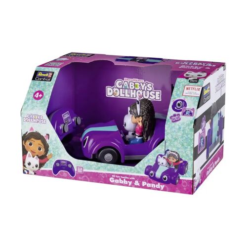 Voiture RC Gabby's Dollhouse Carlita Gabby et Pandy