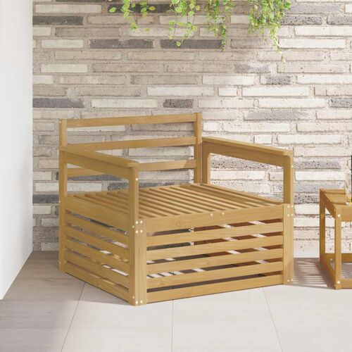 vidaXL Canapé d¿extérieur Bois d'Acacia Massif Blanc