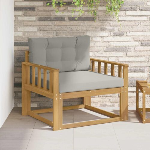 vidaXL Sofa de milieu extérieur Polyester Blanc