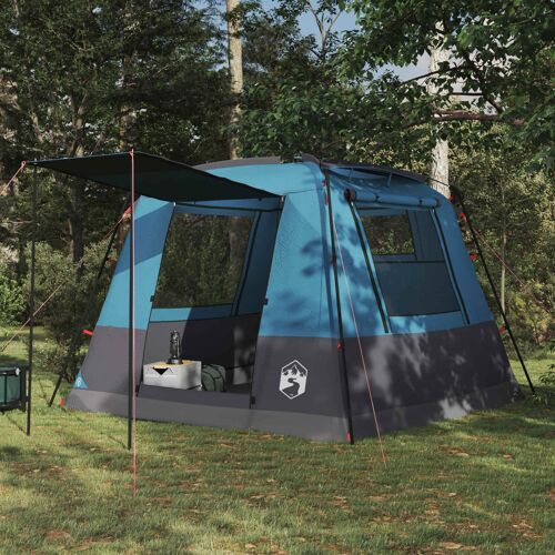 Vidaxl Tente De Toilettes Bleu 10 Personnes