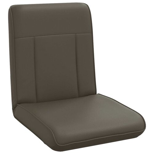 vidaXL Fauteuil de sol Gris 50 x 73 x 60 cm Simili cuir