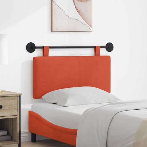 vidaXL Tête de lit suspendue Tissu en velours côtelé