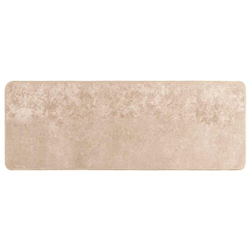 Vidaxl Coureur De Tapis Marsa Beige 100 X 250 Cm Polyester Et Pvc