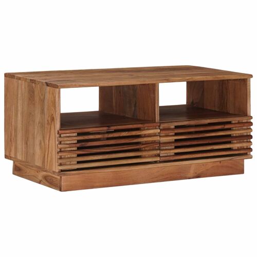 vidaXL Table basse avec tiroir Naturel 85 x 45,5 x 40 cm