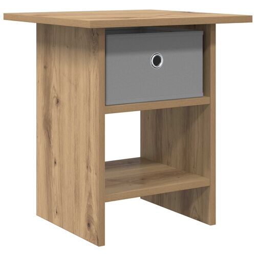 vidaXL Table de chevet avec tiroir Chêne artisanal 41 x 40 x 45 cm