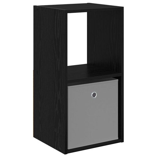 vidaXL Table de chevet Chêne noir 35 x 32 x 68,5 cm Bois d'ingénierie