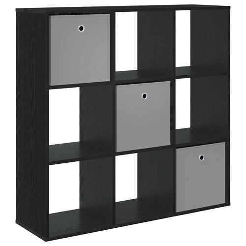 vidaXL Buffet avec tiroir Chêne noir 102 x 31 x 99,5 cm