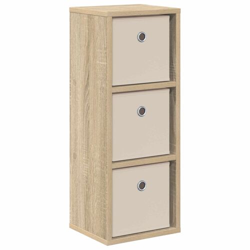 vidaXL Buffet avec tiroir Chêne Sonoma 25,5 x 22 x 69,5 cm