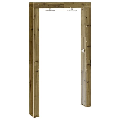 vidaXL Douche d'extérieur Naturel 137 x 23 x 226 cm Pinède imprégnée