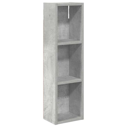 vidaXL Armoire murale de salle de bain Gris Béton 20 x 14 x 70 cm