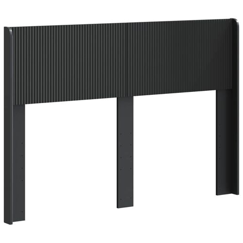 vidaXL Tête de lit Noir PB