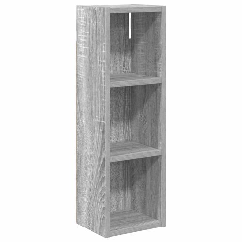 vidaXL Armoire murale de salle de bain Gris Sonoma 20 x 16 x 62,5 cm