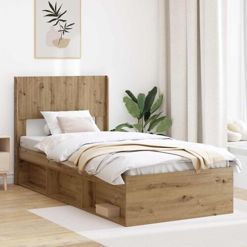 vidaXL Tête de lit Chêne artisanal Bois d'ingénierie