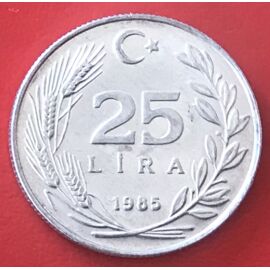 25 Lira - Mustafa Kemal Atatürk - 1985 - Turquie