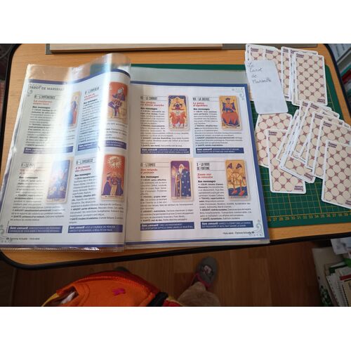 Lot Cartomancie, Livrets Et Jeux De Cartes
