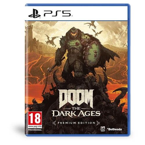 DOOM: The Dark Ages Premium Arabe, Chinois simplifié, Chinois traditionnel, Allemand, Anglais, Espagnol, Français, Italien, Japonais, Coréen, Polonais, Portugais, Russe PS5