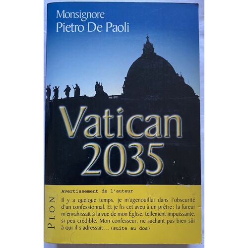 Vatican 2035 - Monsignore Pietro De Paoli