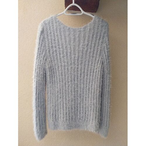 Pull Tricote Main - Laine Phildar Beaugency - Taille 38/40 - Couleur Givre - Très Doux