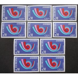 Andorre Francais N°226 X 10 Neuf **