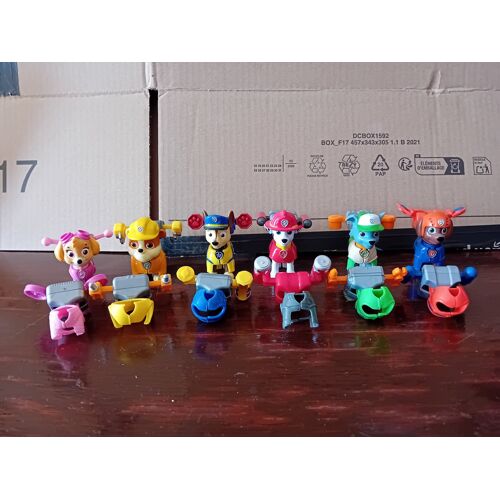 Pat'patrouille spécial sacs interchangeables : 6 figurines