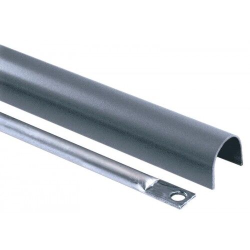 Tringle d'assemblage et cache d'antipanique OLTRE 2300 mm pour grande porte - blanc 9016 FAPIM