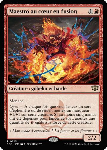 Maestro Au Coeur En Fusion - Magic - Les Secrets De Strixhaven Vf - R - 125