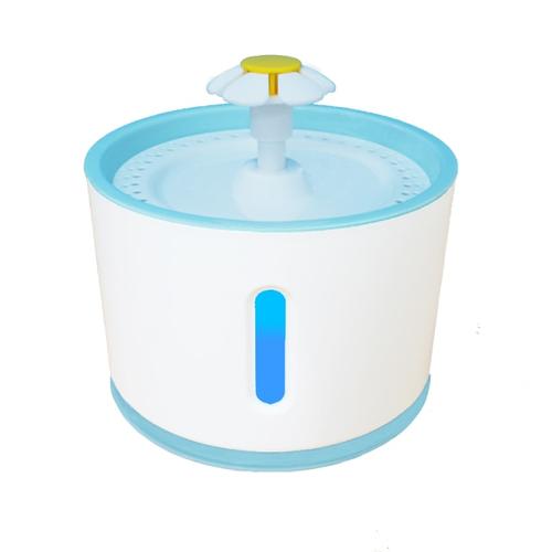 Fontaine À Eau Automatique Pour Chat Avec Filtre 2,4 L Distributeur D'eau Potable Pour Animaux De Compagnie Électrique Usb Led Chien Chat Fontaine À Boire Mangeoire Pour Chat | Fournitures D'alimentation Et D'abreuvement Pour Chat (Bleu)