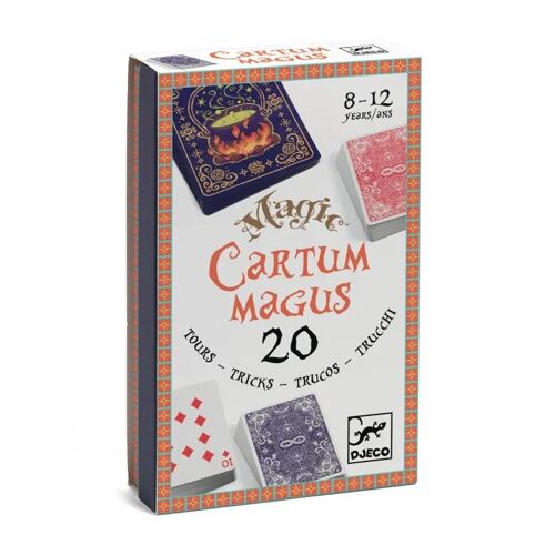 Coffret de magie - Djeco - Cartum Magus - Tours de magie avec cartes - Pour enfants à partir de 6 ans - Mixte